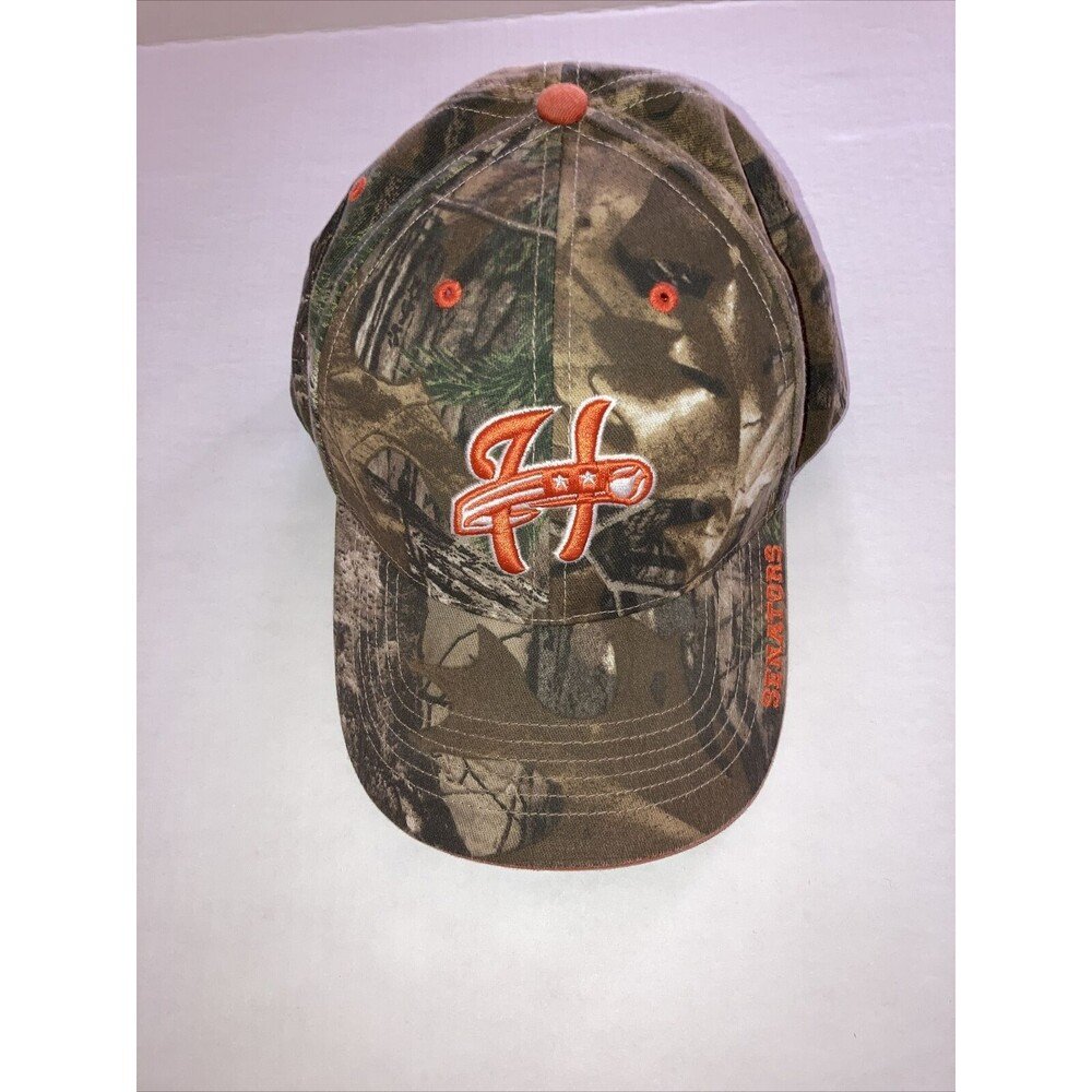 New Era Harrisburg Senators Camo Authentic Collection Forty Seven Brand Hat